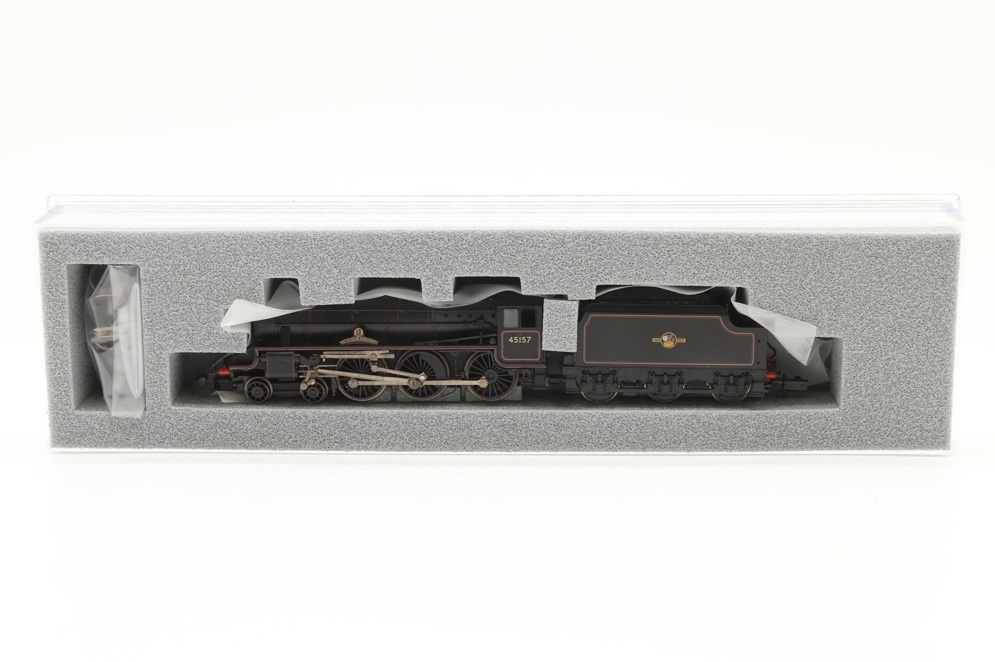 Graham Farish N 372-137K Black 5 '45157' 'The Glasgow Highlander' BR Lined Black Late Crest, Excl. Bachmann Collectors' Club