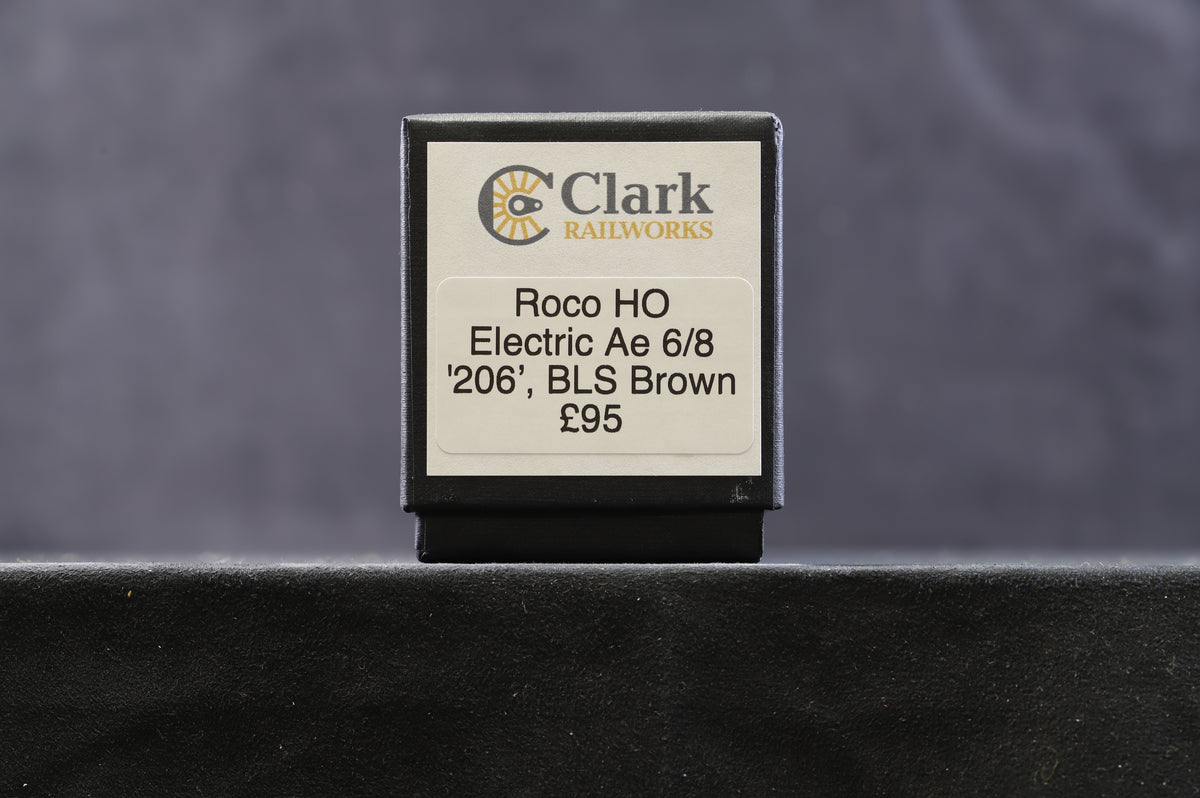 Roco HO Electric Ae 6/8 &#39;206&#39; BLS Brown