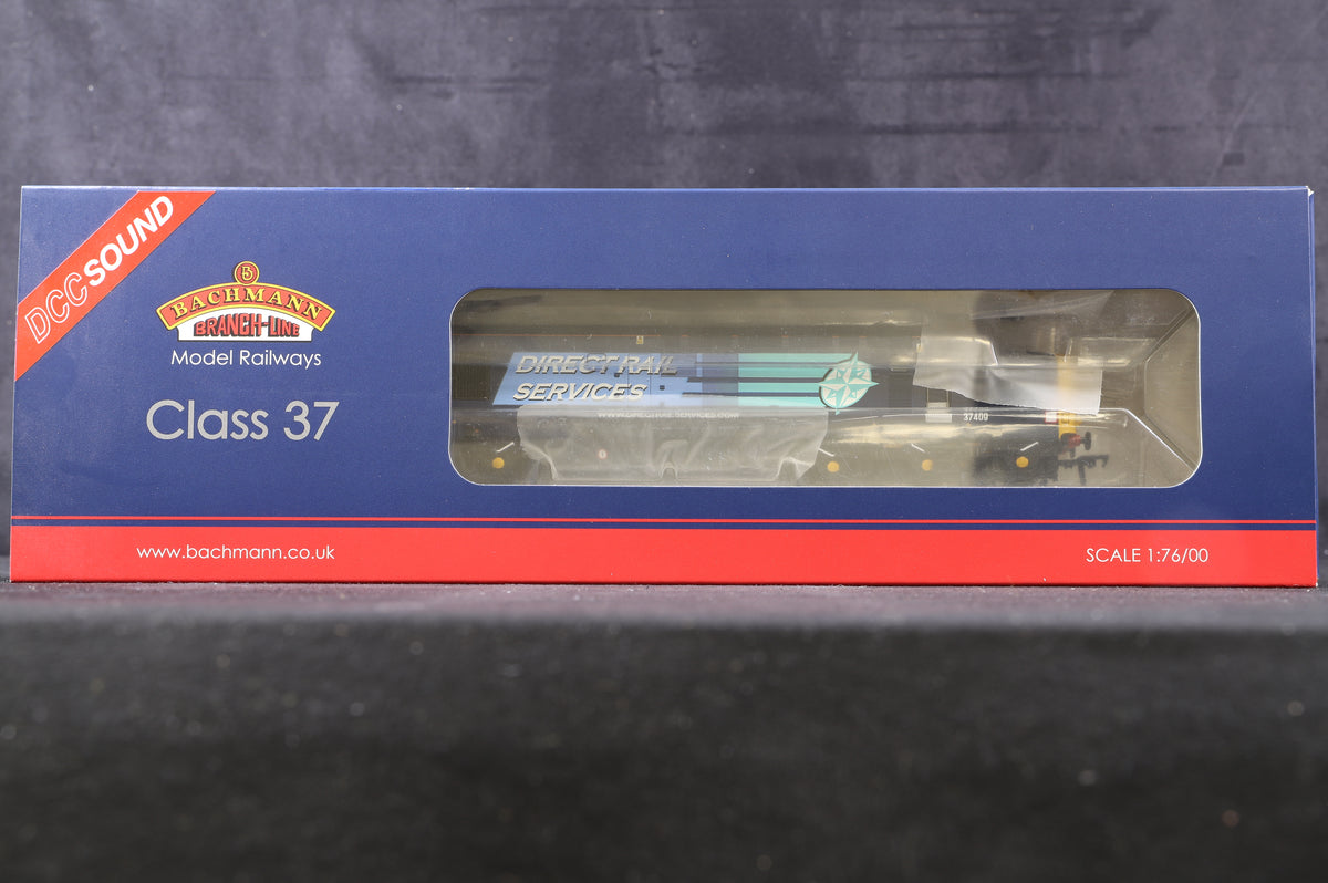 Bachmann OO 32-281QDS Class 37/4 &#39;37409&#39; DRS &#39;Lord Hinton&#39; Excl. Model Rail DCC Sound