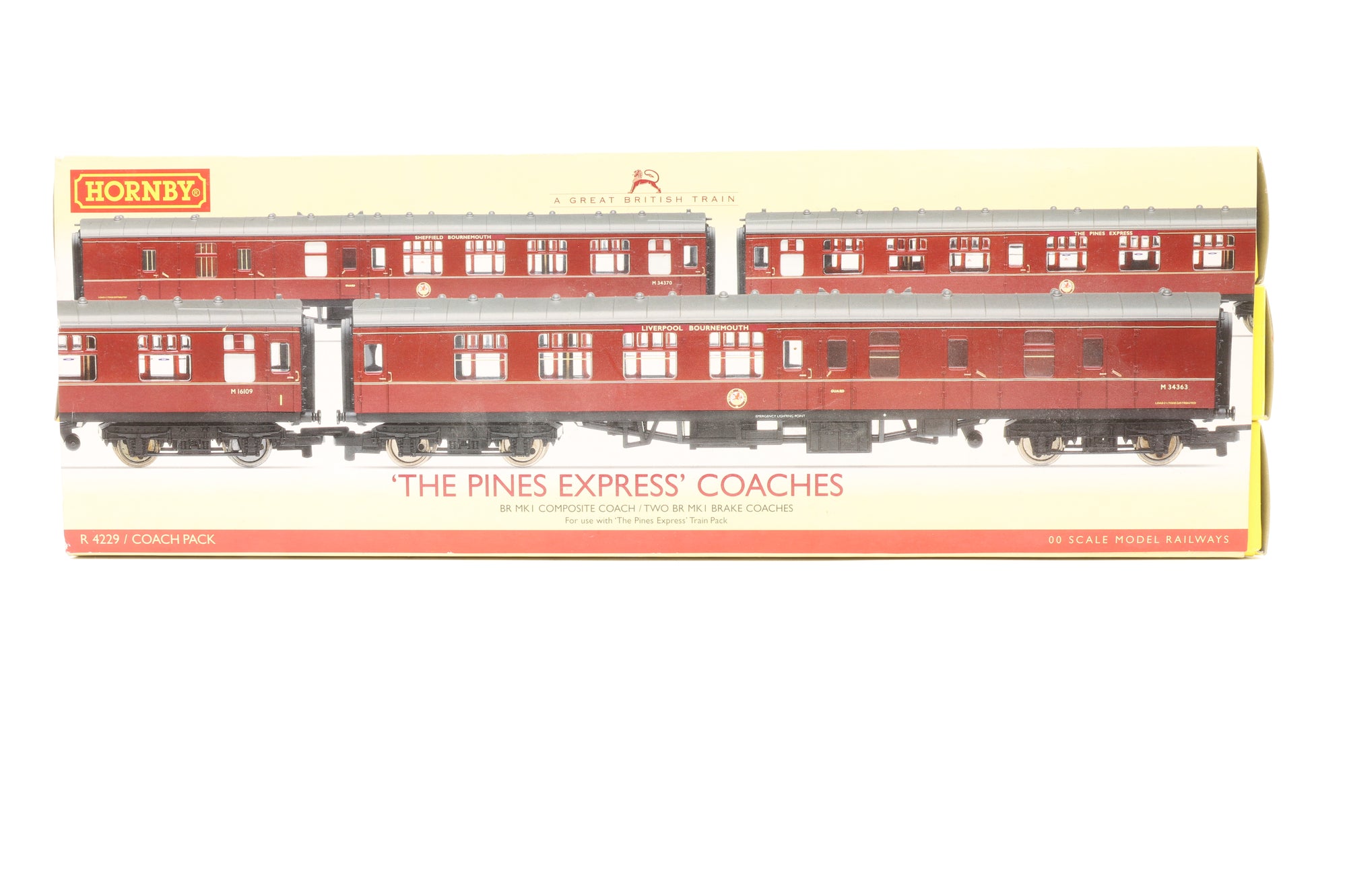 Hornby OO R4229 'The Pines Express' Coach Pack