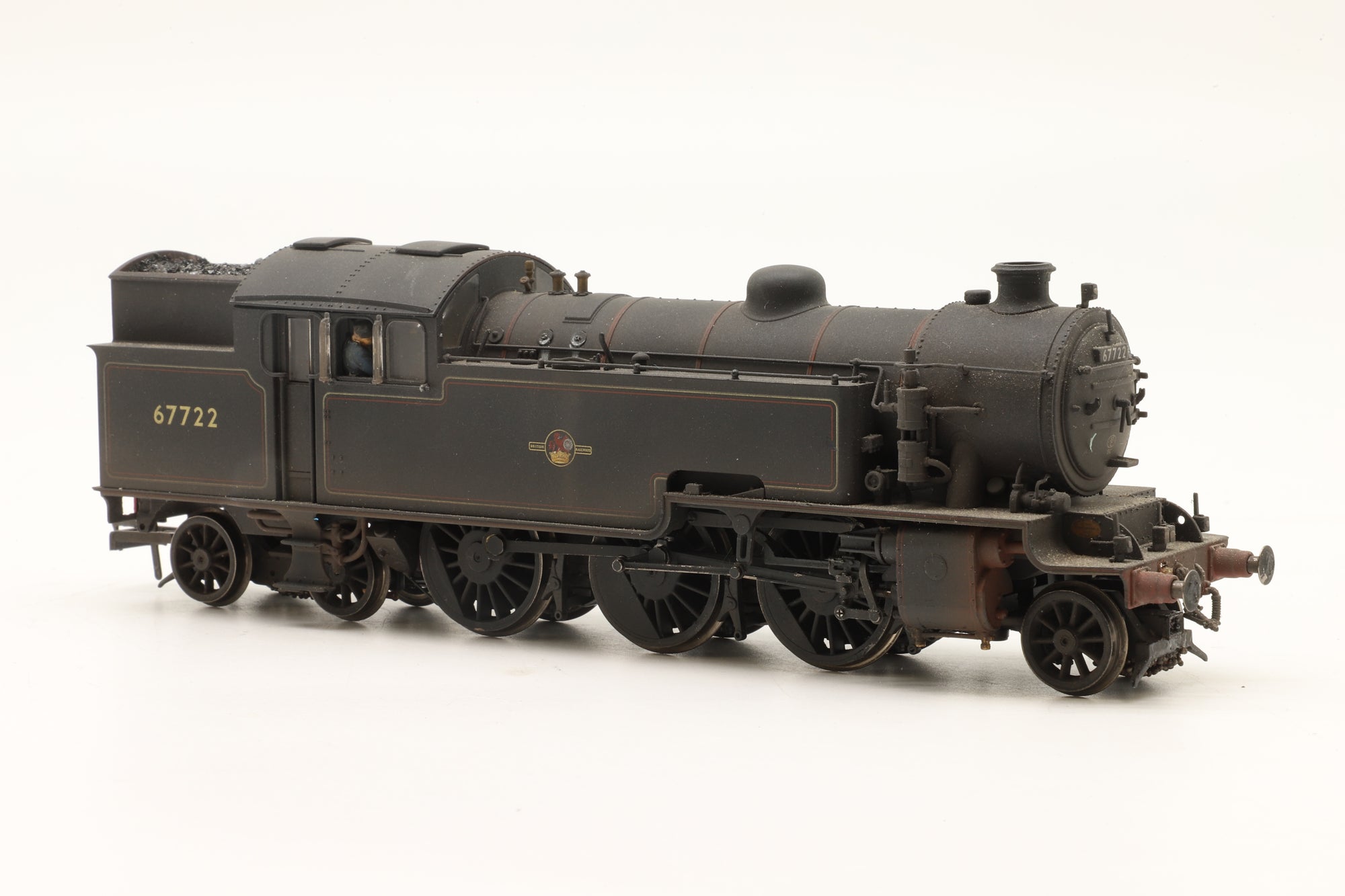 WORKSHOP Hornby OO R2914 Thompson L1 '67722' BR Lined Black Weathered DCC Fitted