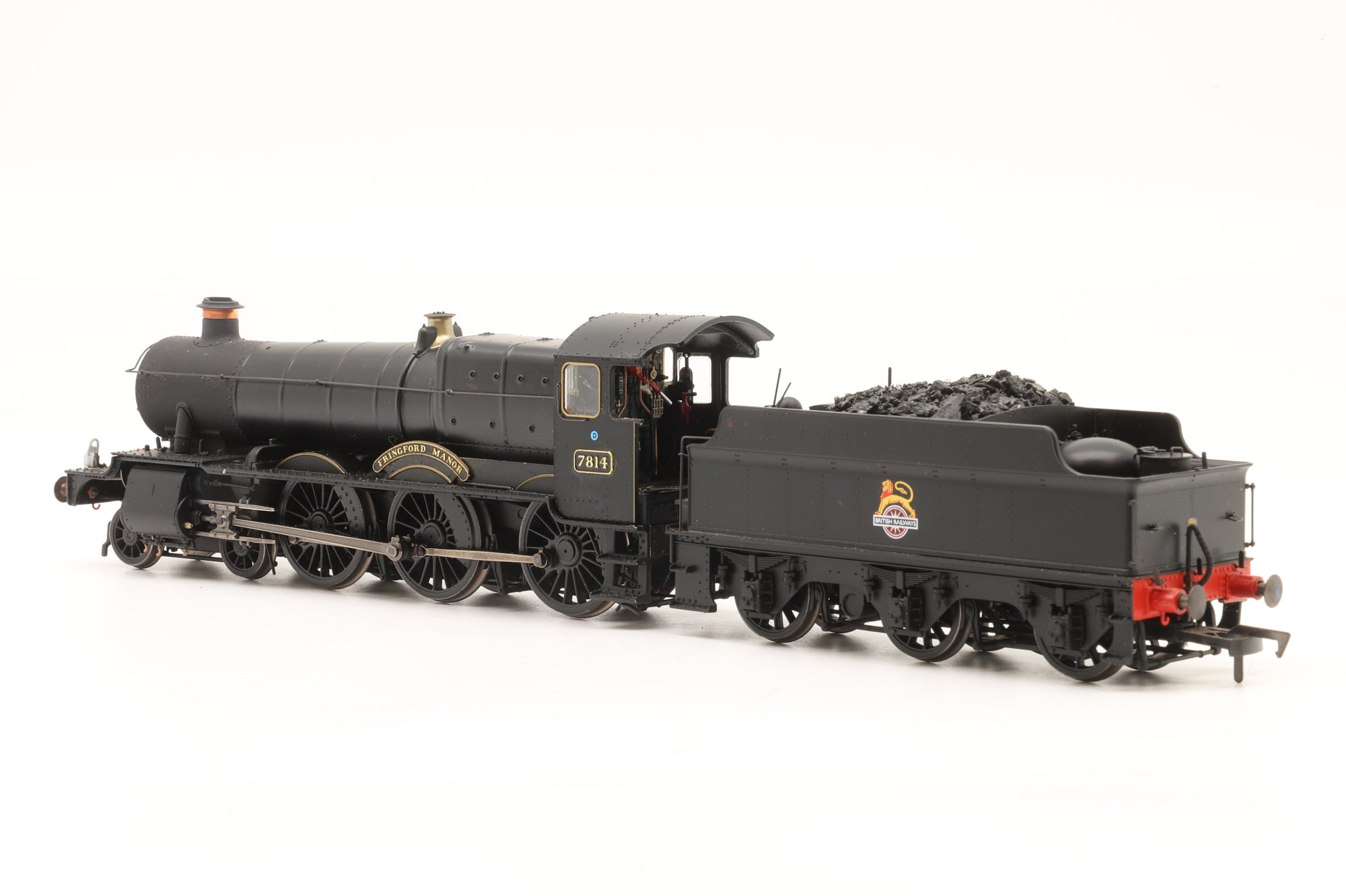 Accurascale OO ACC2500-7814 GWR Manor '7814' 'Fringford Manor' BR Unlined Black Large Early Crest DCC Sound
