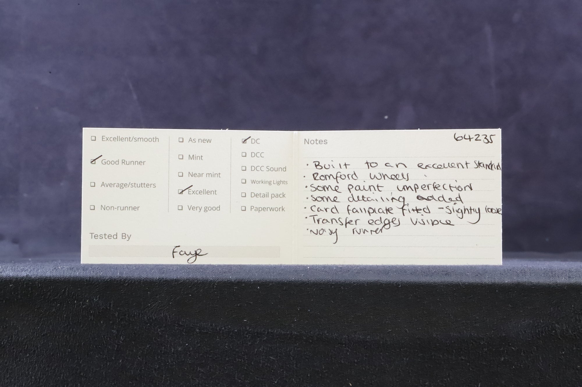 Nu-Cast OO NC108 LNER J6 Class '64235' BR Black L/C