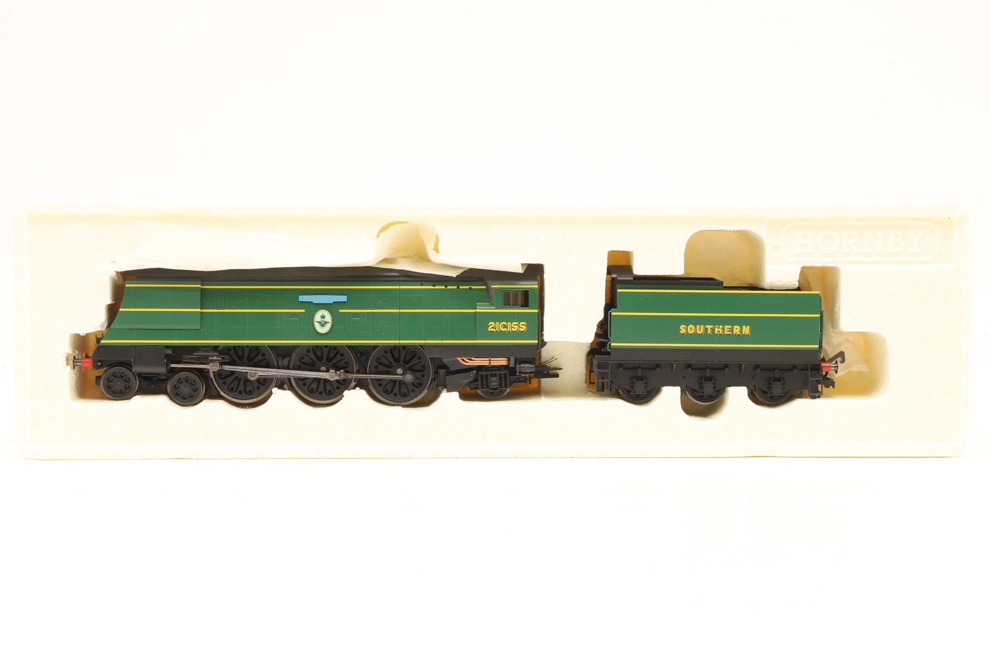 Hornby OO R2283 Battle of Britain '21C155' 'Fighter Pilot' SR Malachite Green