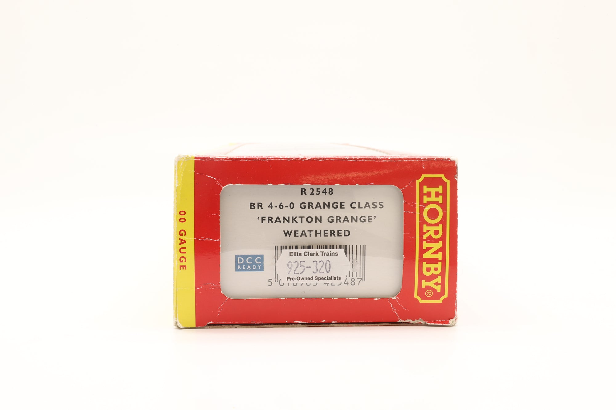 Hornby OO R2548 Grange Class 6816 'Frankton Grange' in BR Black w/ Early Crests - Weathered
