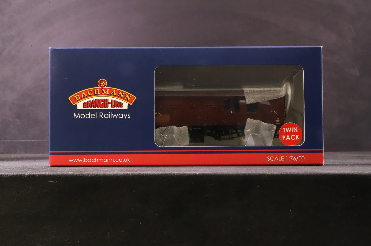 Bachmann OO 38-527Y BR Mk1 Horse Box Twin Pack Maroon MR Excl. TMC