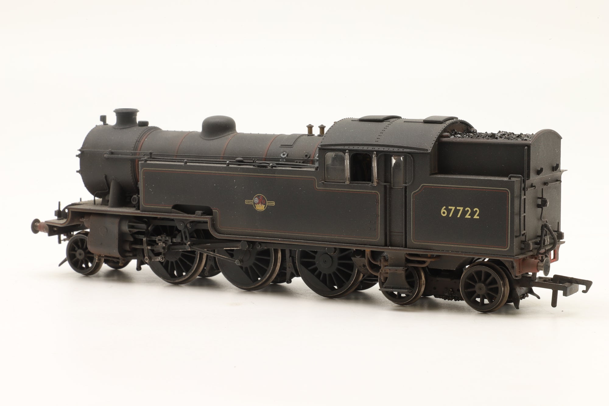WORKSHOP Hornby OO R2914 Thompson L1 '67722' BR Lined Black Weathered DCC Fitted