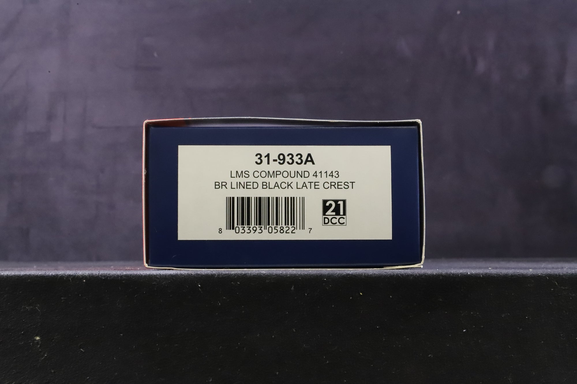 Bachmann OO 31-933A LMS Compound '41143' BR Lined Black L/C DCC Fitted