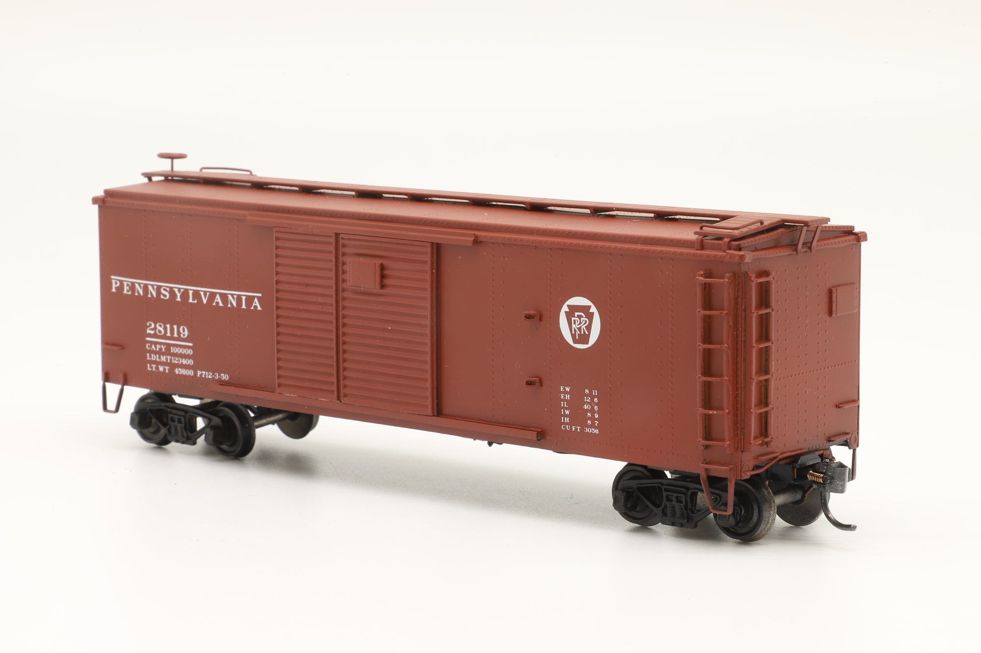 Oriental Limited HO Brass 0388 PRR X-28 42' Automobile Box Car '28119'