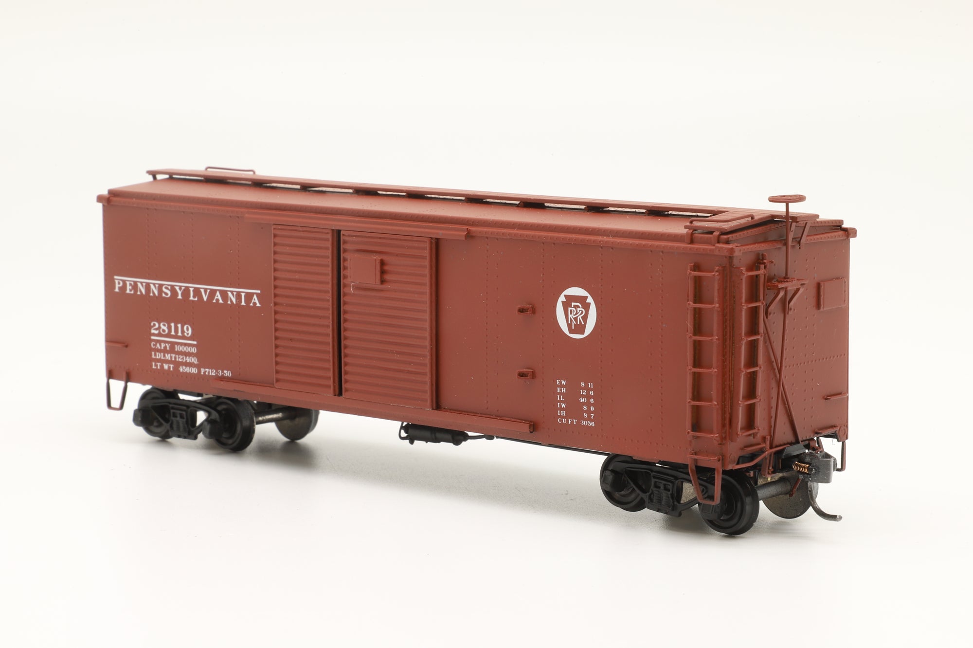 Oriental Limited HO Brass 0388 PRR X-28 42' Automobile Box Car '28119'