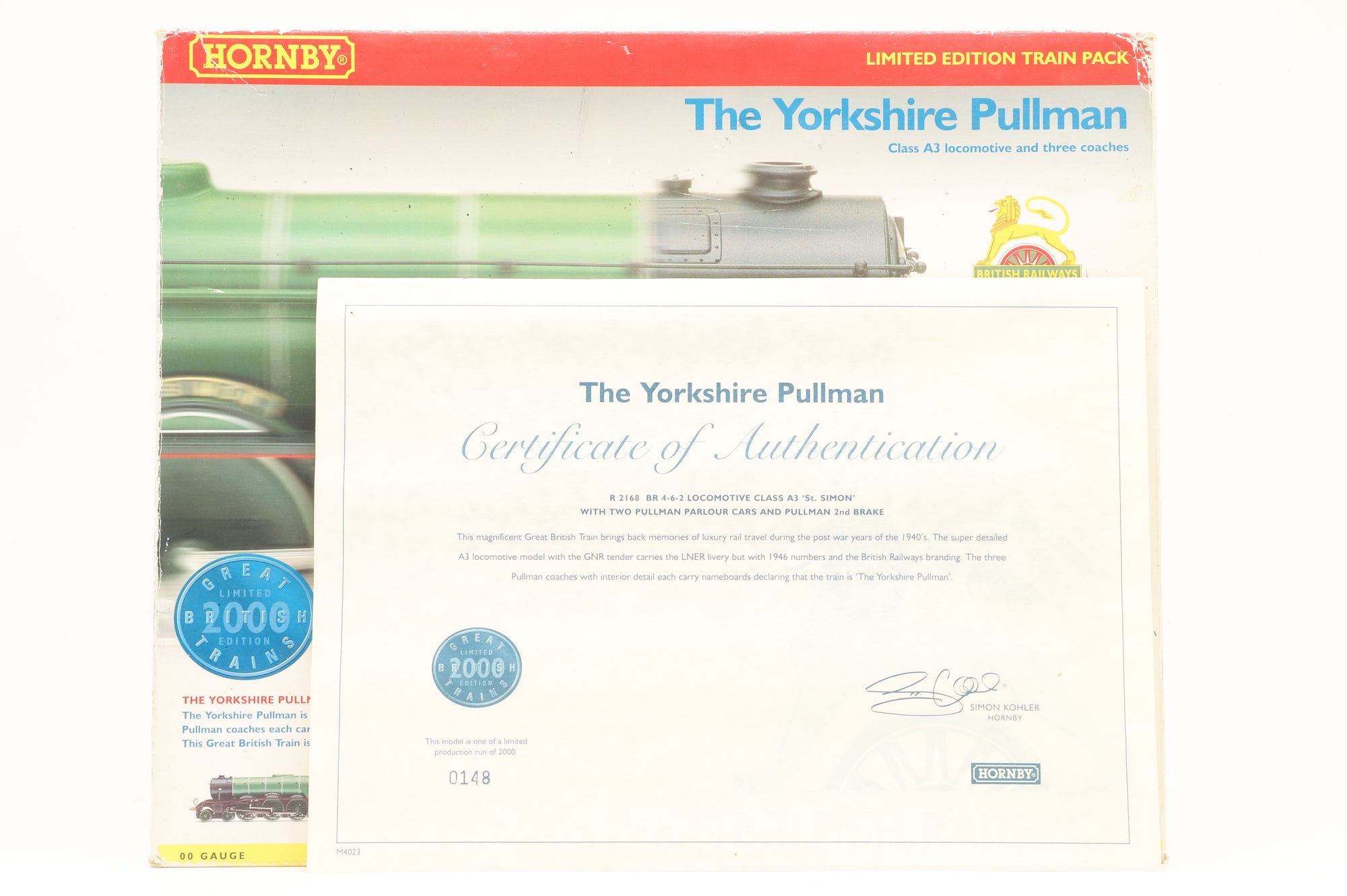 Hornby OO R2168 The Yorkshire Pullman Ltd Ed 148/ 2000