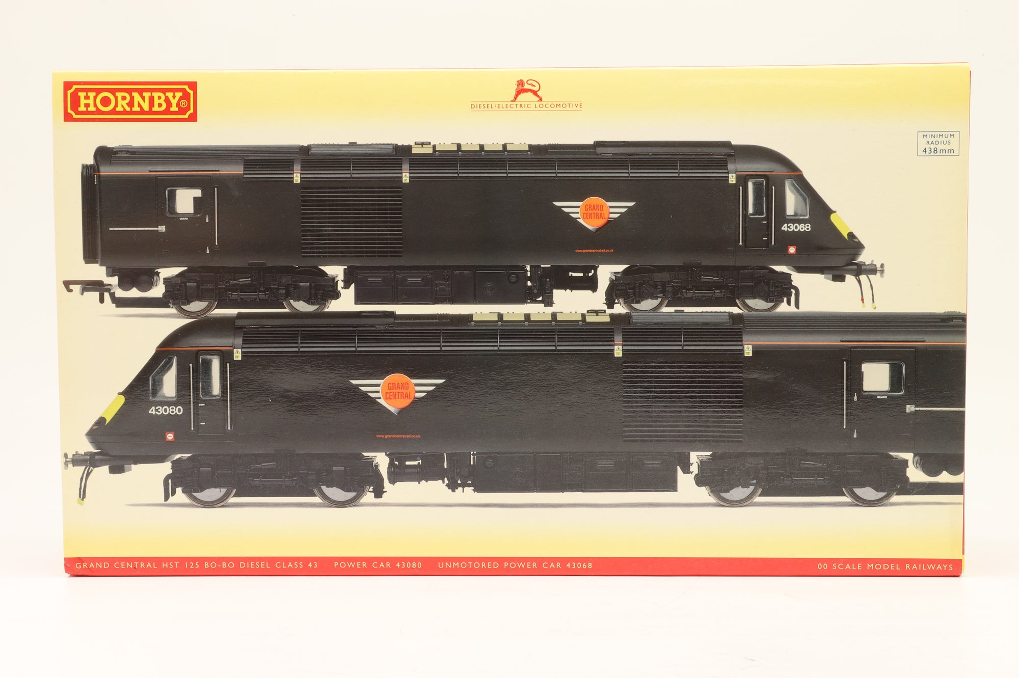 Hornby OO R2705 Class 43 HST Grand Central Trains
