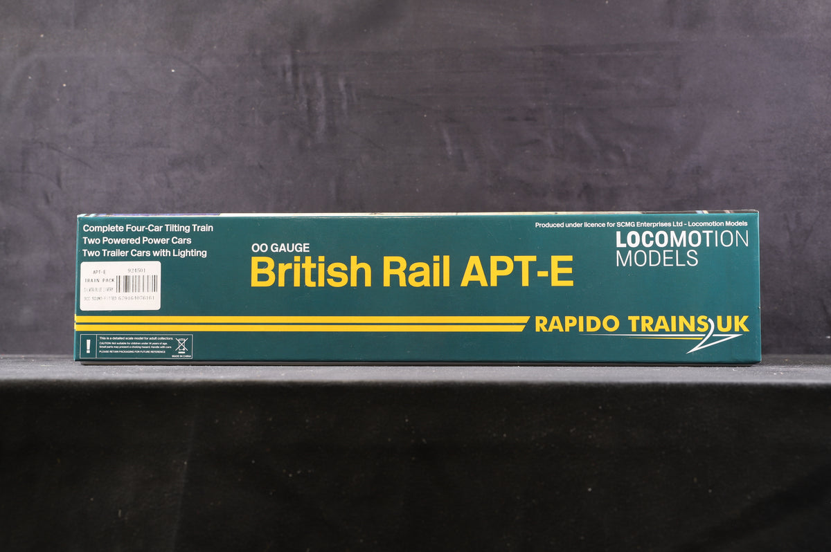 Rapido OO 924501 APT-E Silver/ Blue Livery Train Pack, DCC Sound