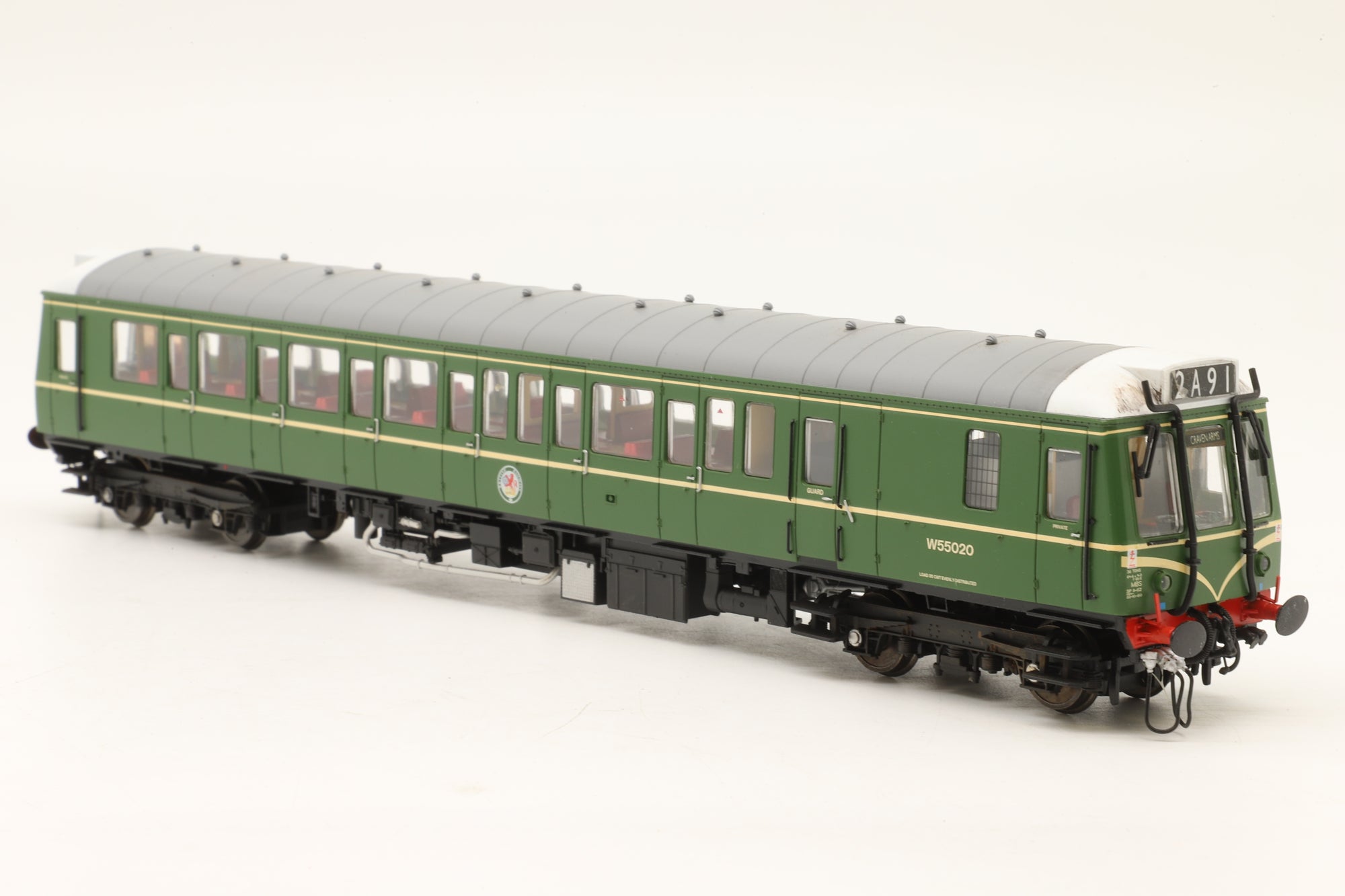 Dapol OO 4D-009-001 Class 121 Bubble Car 'W55020' BR Green Whiskers Weathered