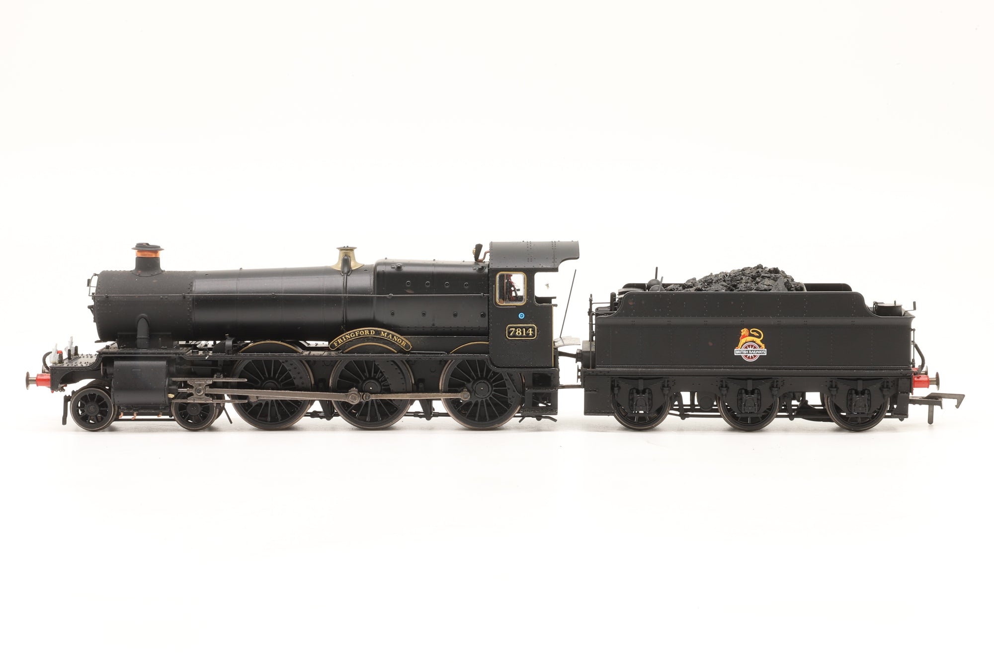 Accurascale OO ACC2500-7814 GWR Manor '7814' 'Fringford Manor' BR Unlined Black Large Early Crest DCC Sound