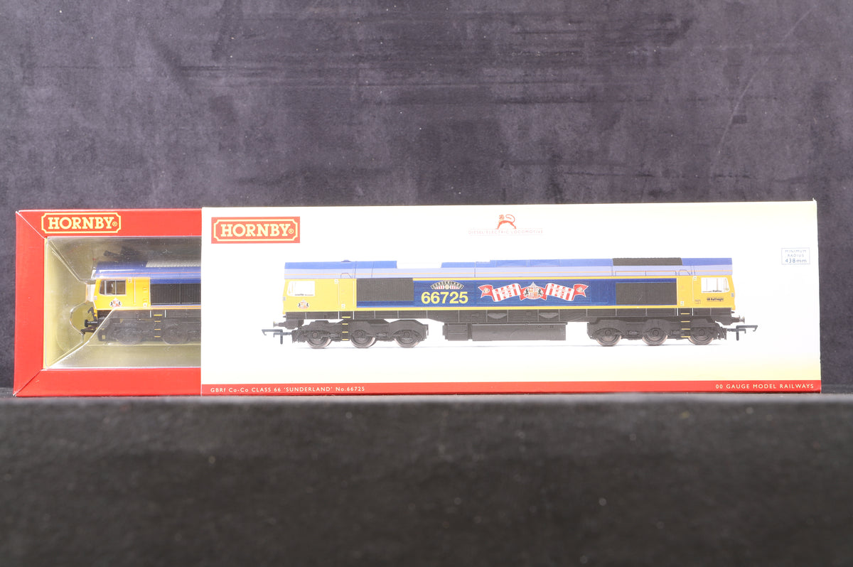 Hornby OO R3902 Class 66 &#39;66725&#39; GBRf &#39;Sunderland&#39;