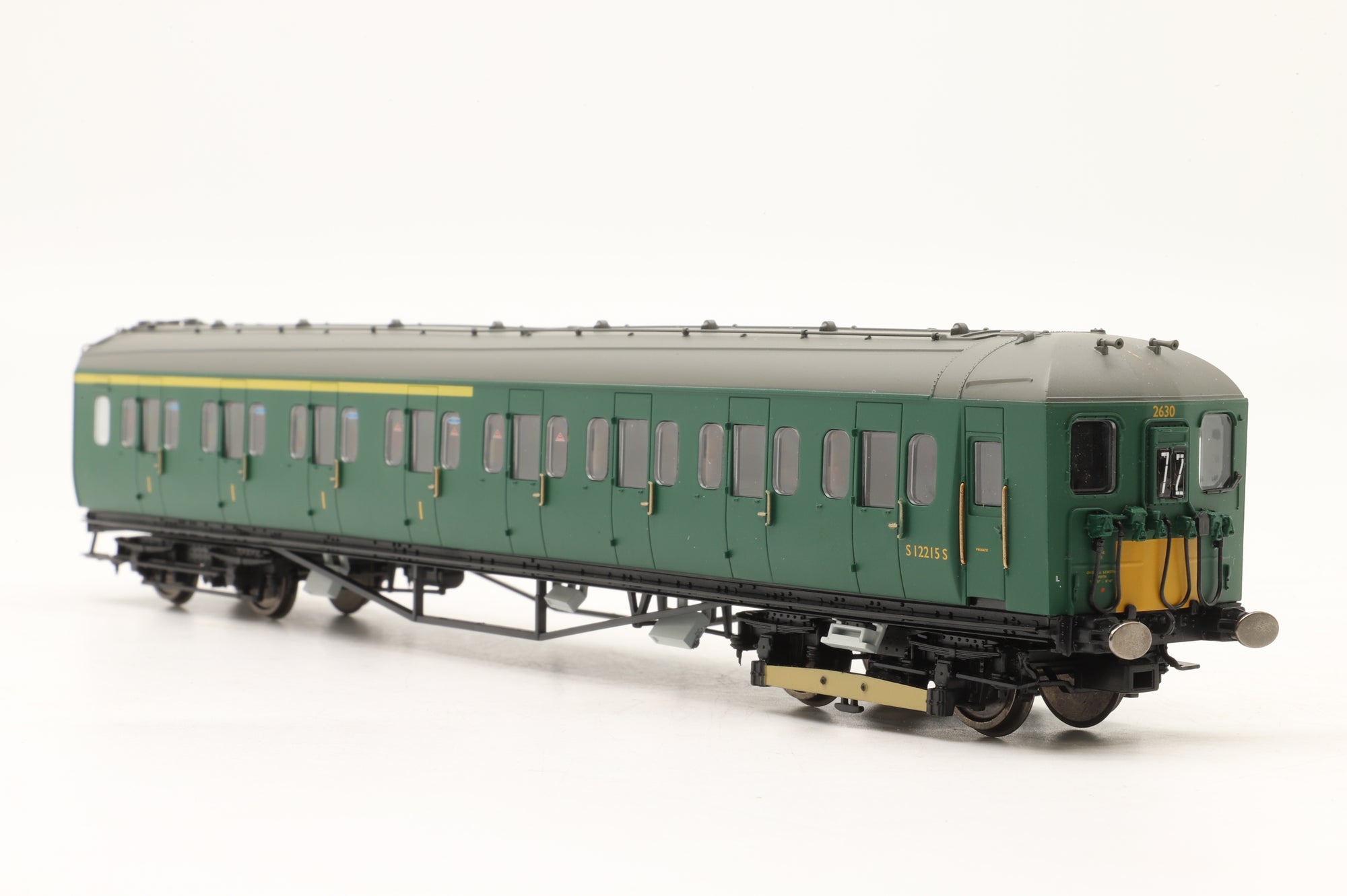 Hornby OO R3290A Class 2-HAL 2 Car EMU 2630 BR Green Small Yellow Panels