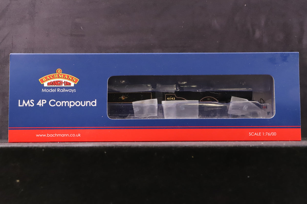 Bachmann OO 31-933A LMS Compound &#39;41143&#39; BR Lined Black L/C DCC Fitted