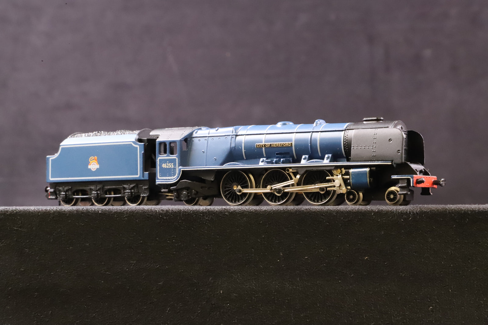 Graham Farish N Gauge 372-175 Class 8P 46255 'City of Hereford' in BR Express Blue w/ Early Crests