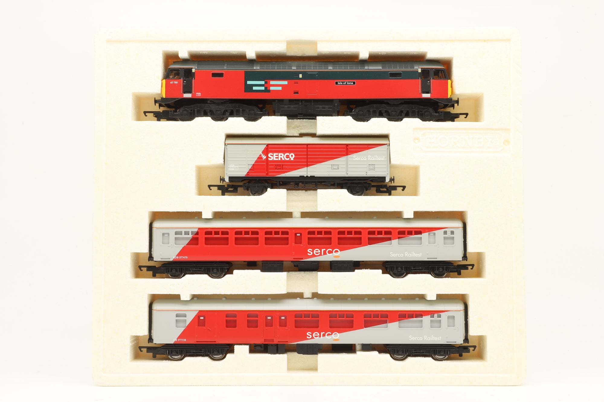 Hornby OO R2437 Serco Rail Test Train Pack