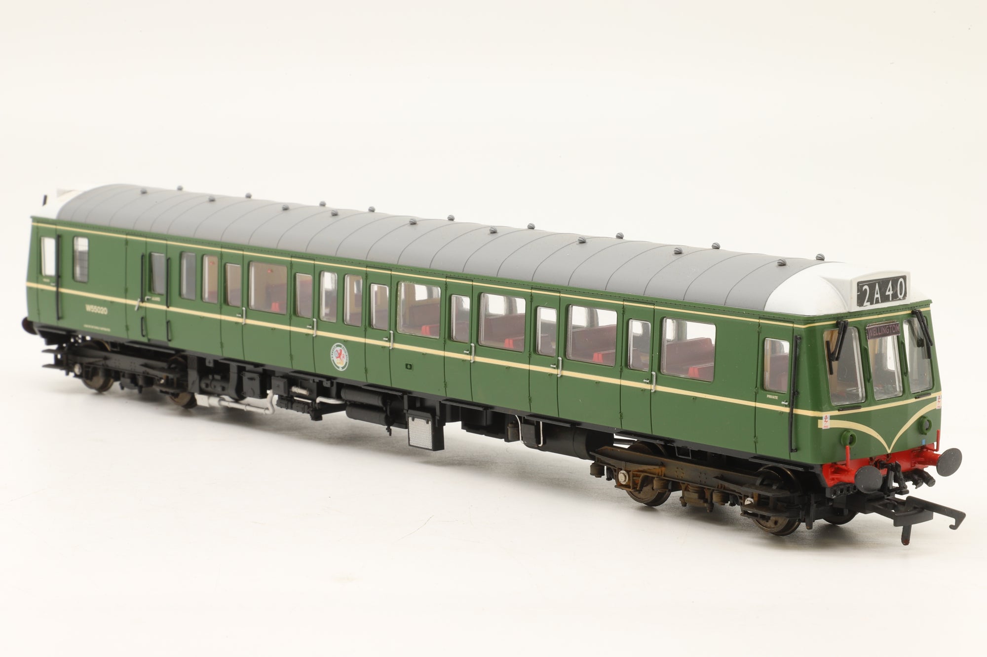 Dapol OO 4D-009-001 Class 121 Bubble Car 'W55020' BR Green Whiskers Weathered