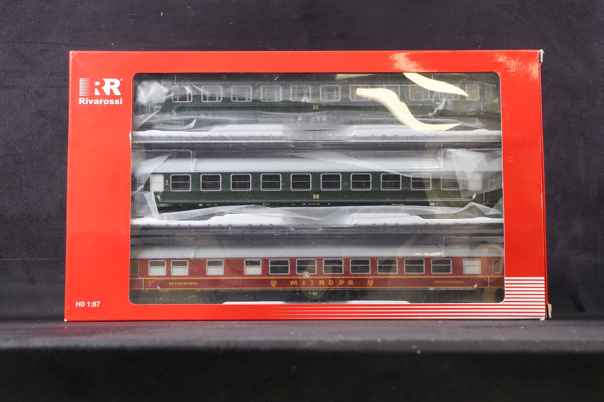 Rivarossi HO HR4236 Pack Of 3 DR Coaches