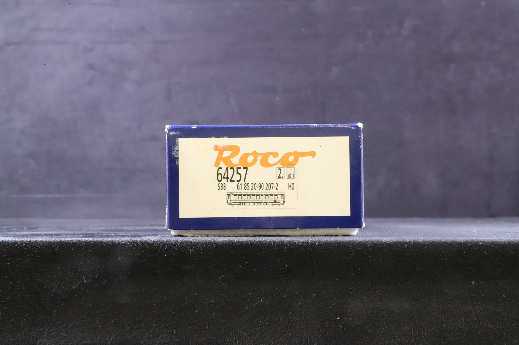 Roco HO 64257 SBB Double Grey Coach