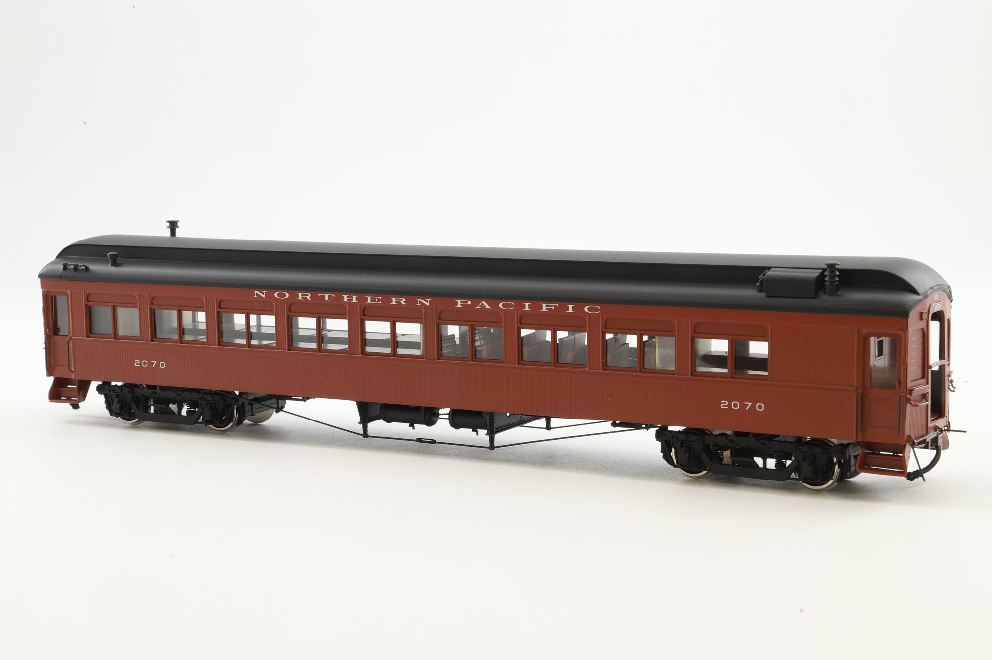 W&R Enterprises HO Brass 3235 Drovers Car NP v3  Mineral Red '2070'