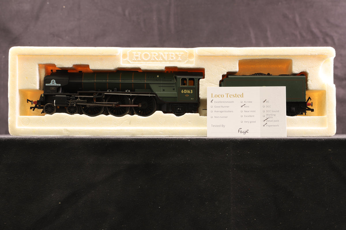 Hornby Railroad OO R3098 Peppercorn A1 Class &#39;60163&#39; &#39;Tornado&#39;  BR Green L/C