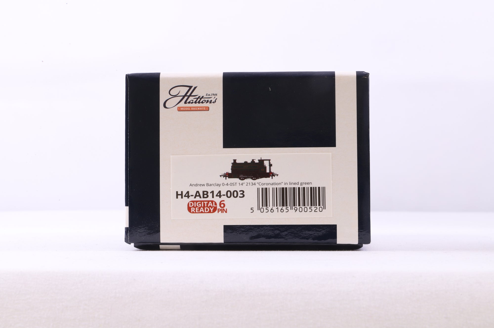 Hattons OO H4-AB14-003 Andrew Barclay 14" '2134' 'Coronation' Lined Green