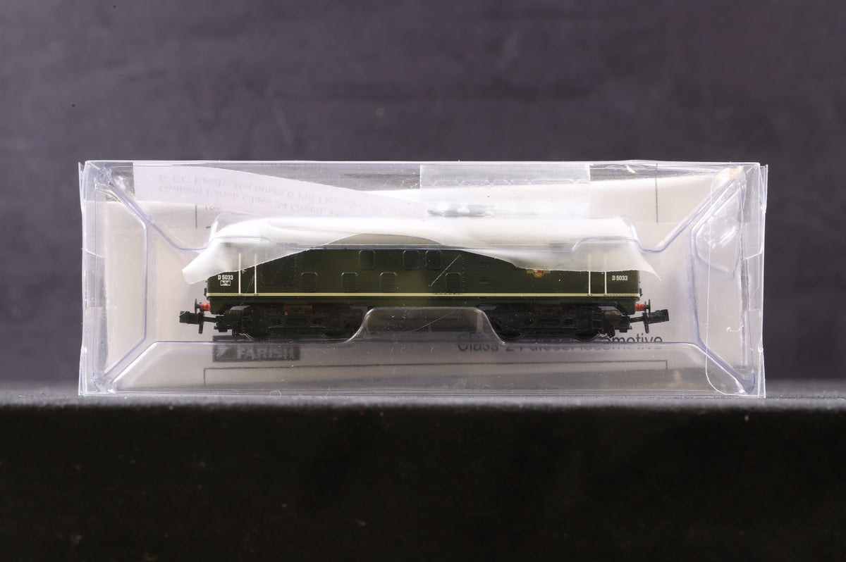 Graham Farish N 370-062 BR Class 24/0 &#39;D5033&#39; BR Green L/Crest