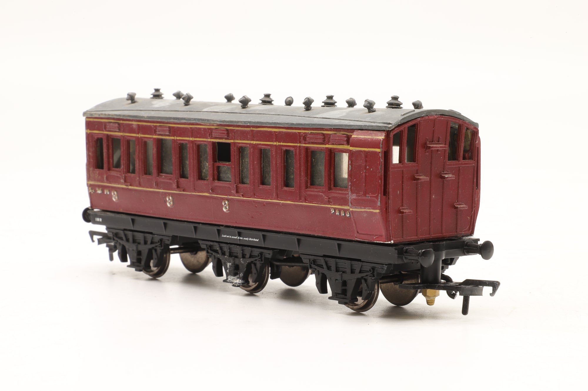 GEM/ Hornby OO Rake Of 4 6 Wheel LNWR Coaches Kit Built