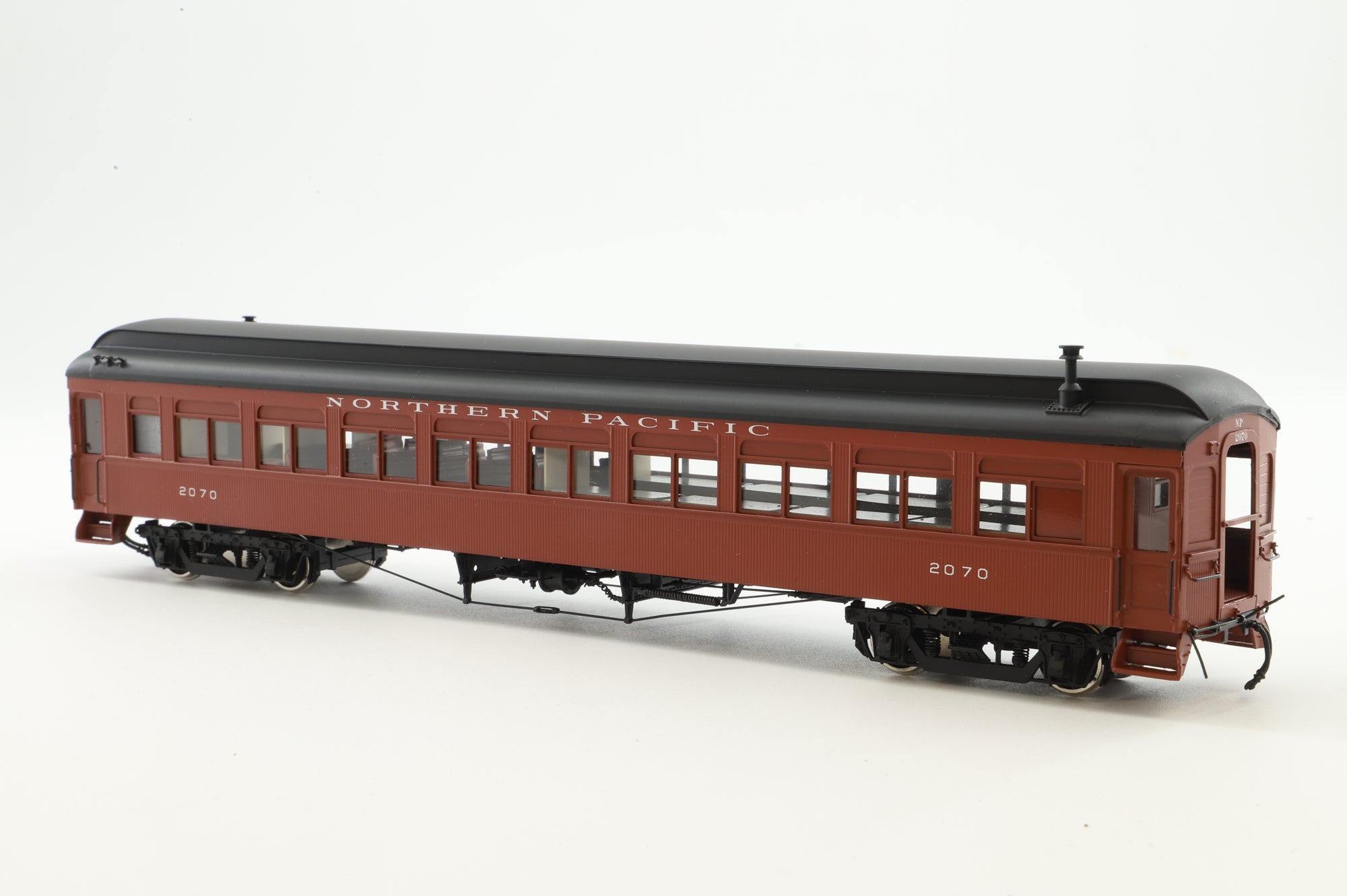 W&R Enterprises HO Brass 3235 Drovers Car NP v3  Mineral Red '2070'