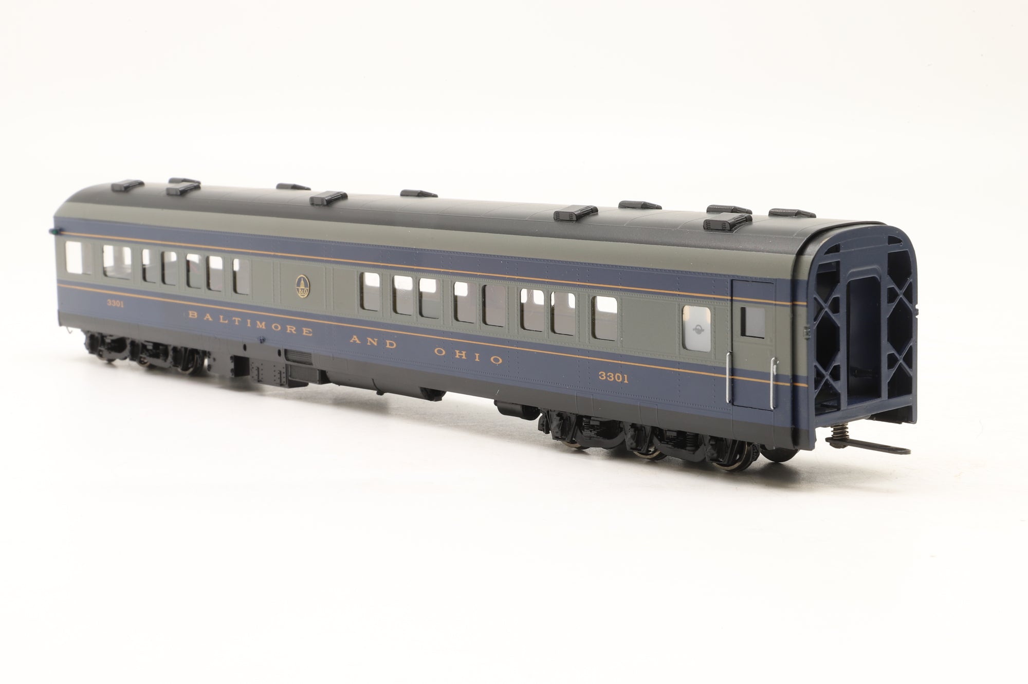 MTS Imports HO Brass Baltimore & Ohio Passenger Car Set 'The Royal Blue' Factory Painted