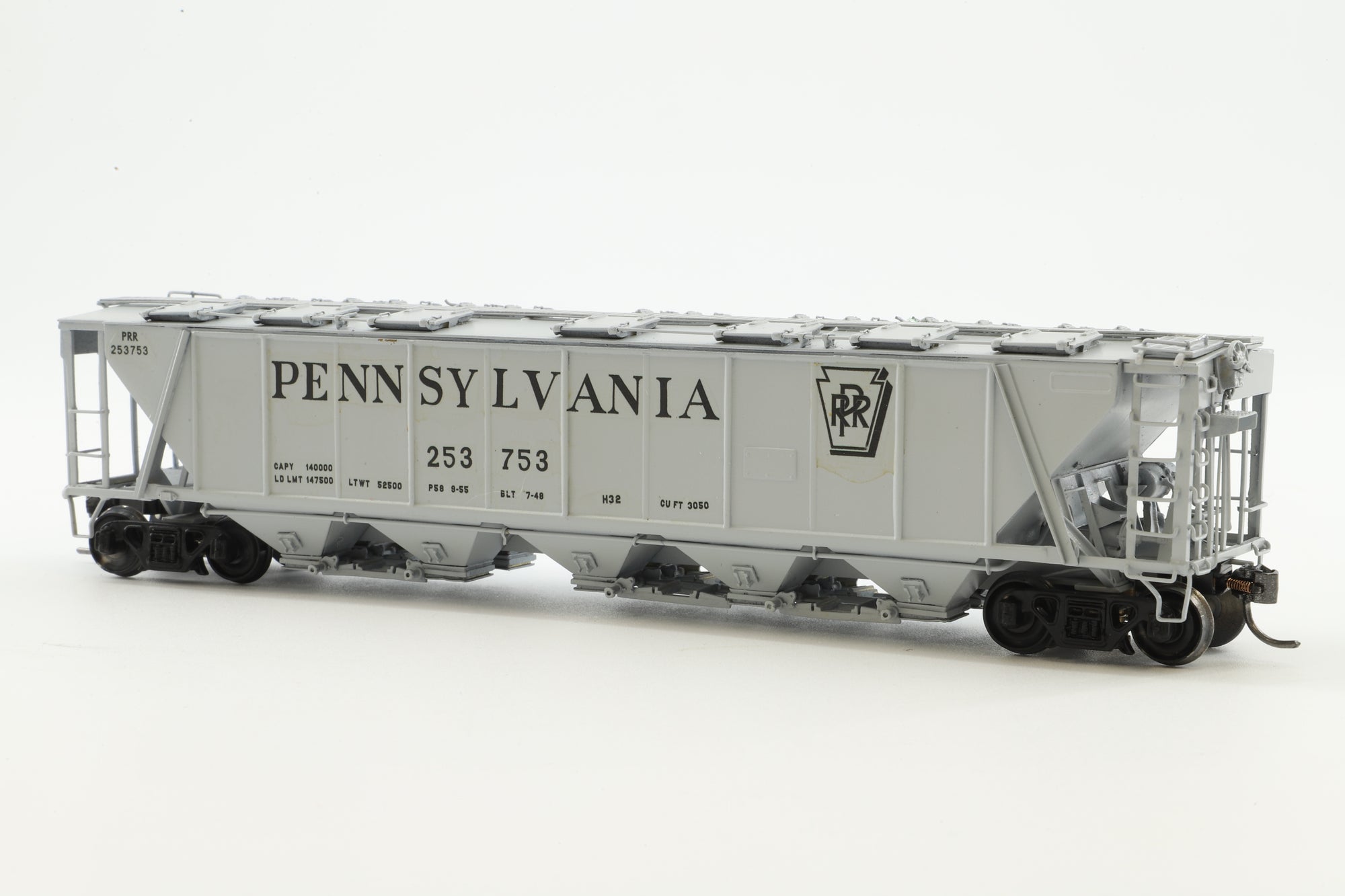 Overland Models HO Brass OMI-1313 Hopper covered PRR Class H32 '253753'