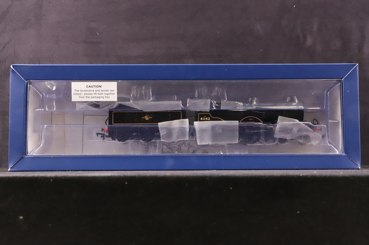 Bachmann OO 31-933A LMS Compound &#39;41143&#39; BR Lined Black L/C DCC Fitted