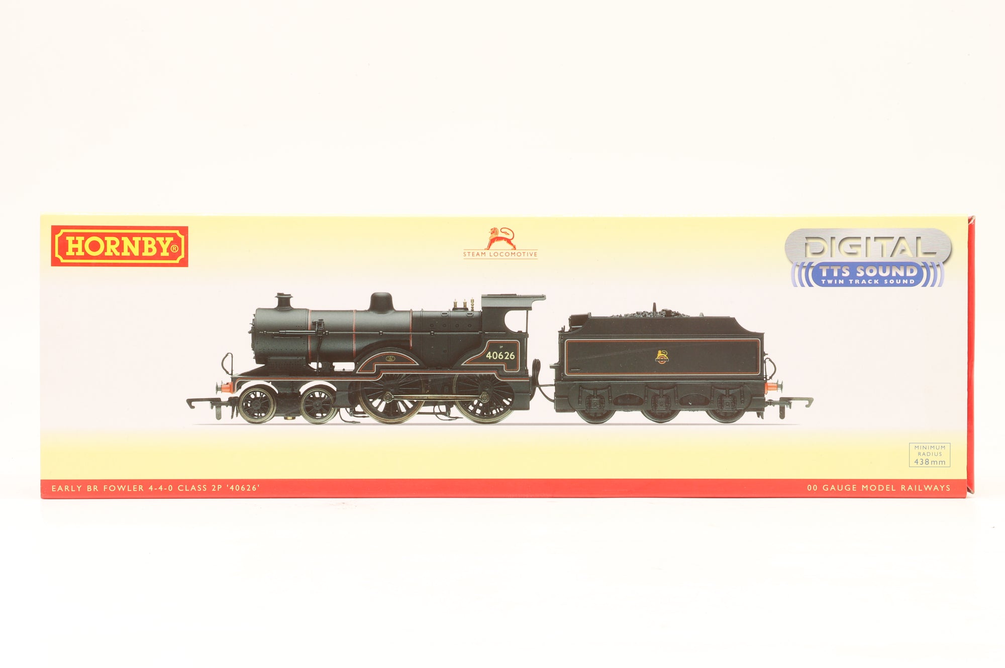 Hornby OO R3459 BR (Early) Fowler 4-4-0 Class 2P '40626'