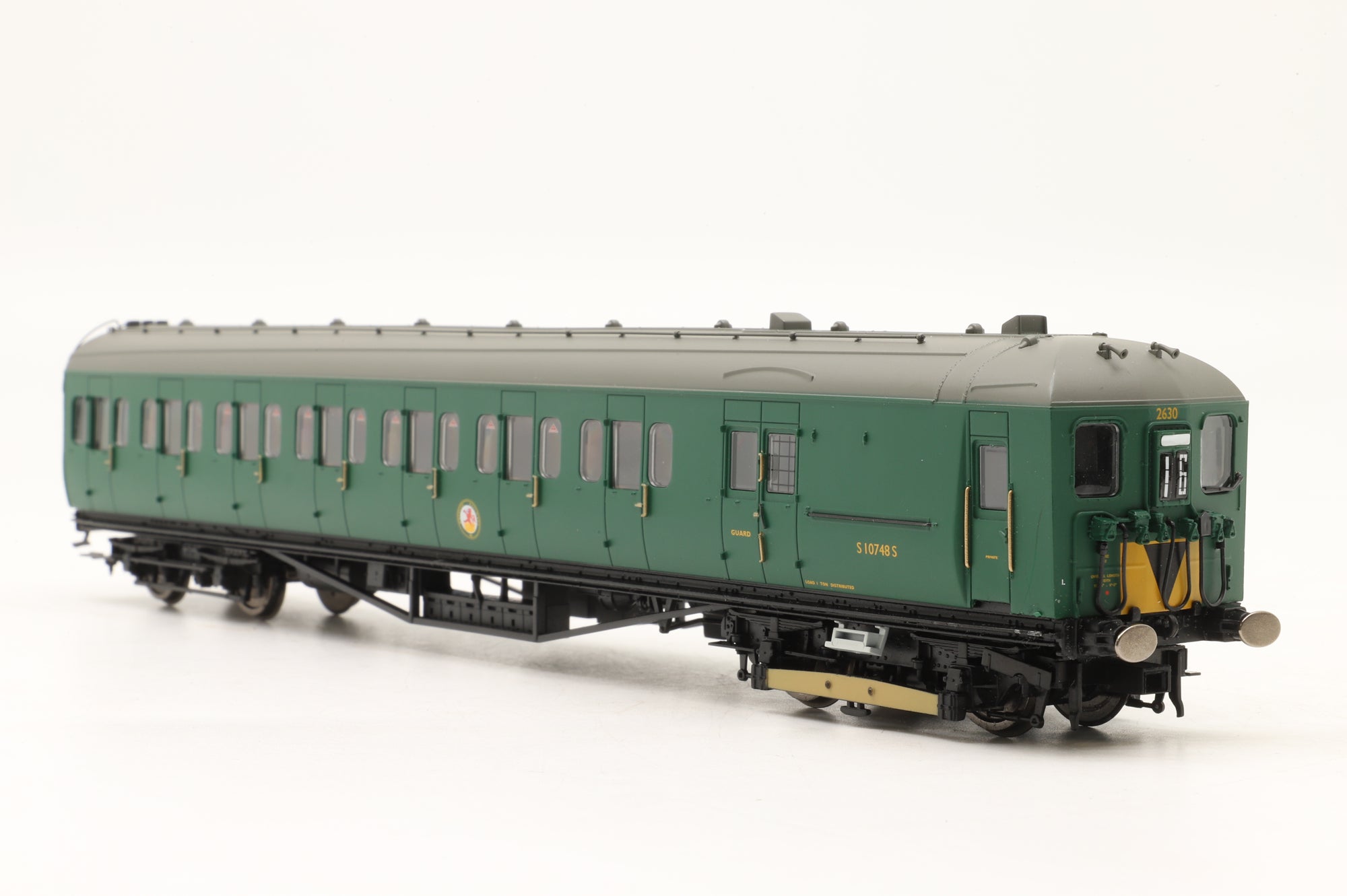 Hornby OO R3290A Class 2-HAL 2 Car EMU 2630 BR Green Small Yellow Panels