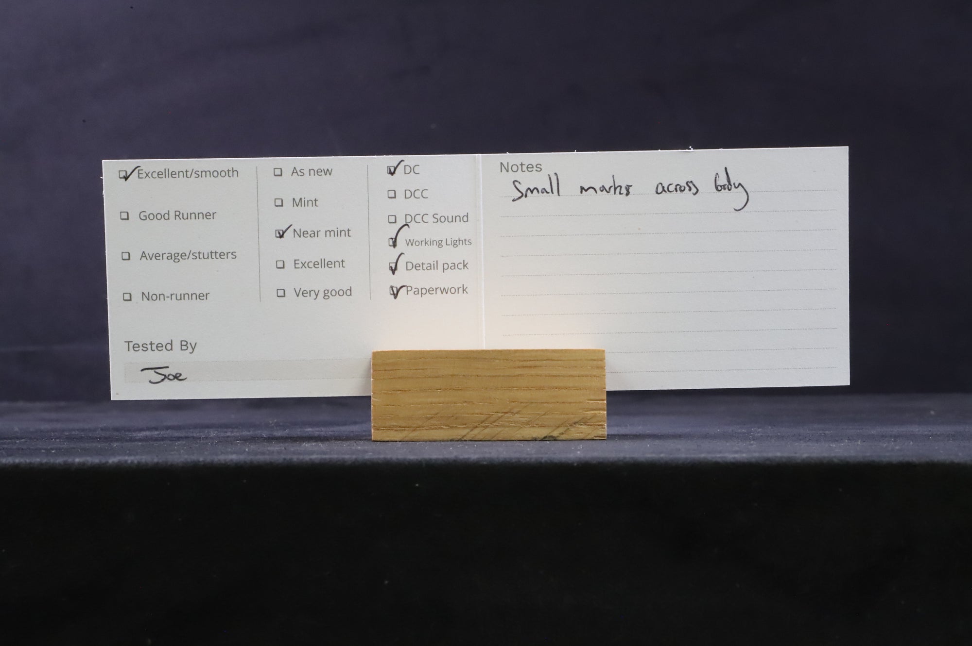 Dapol OO D1000X Class 22 D6315 in BR Green w/ Small Yellow Panels - Weathered