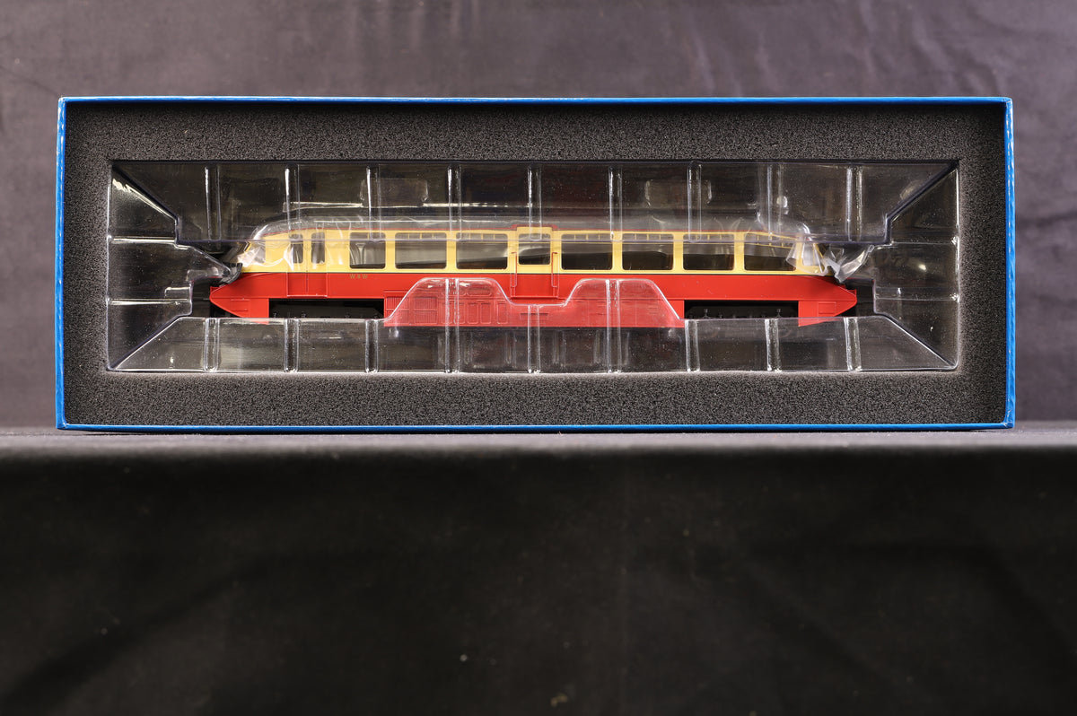 Dapol OO 4D-011-008 Streamlined Railcar W8 BR Lined Carmine &amp; Cream, DCC