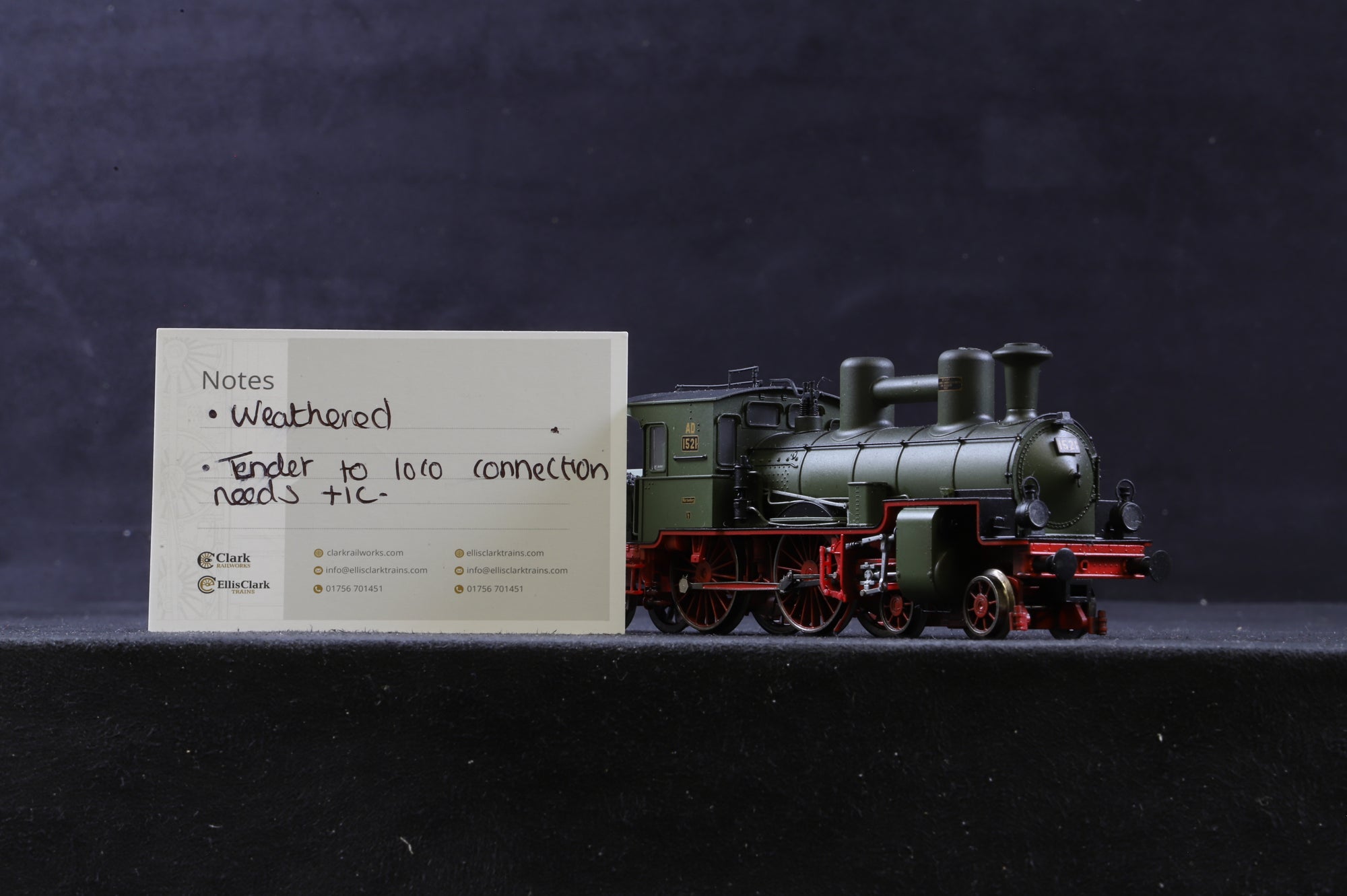 Brawa HO 0640 Class AD 4-4-0 1521 of the Royal State Railway