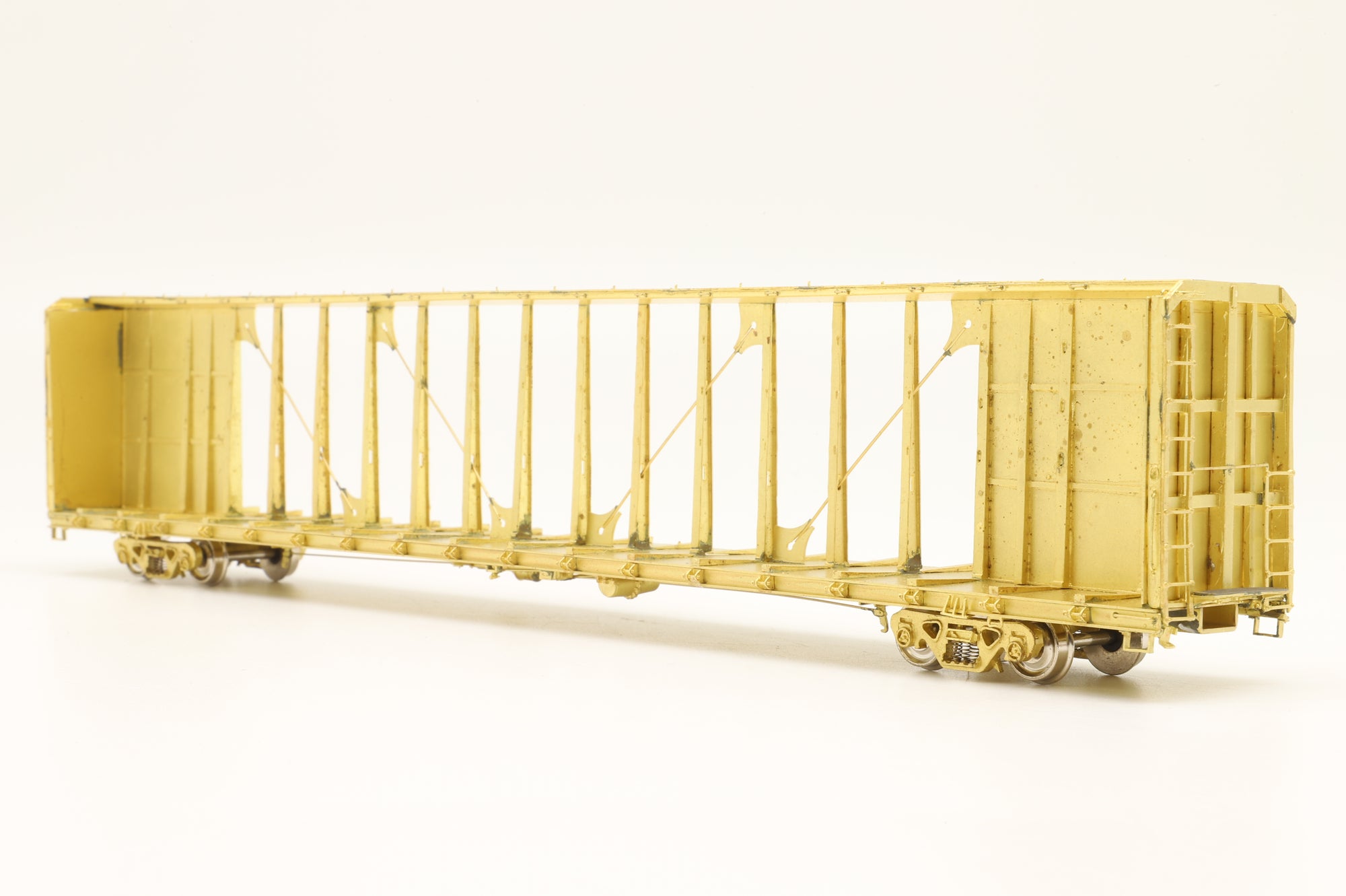 Overland Models/M.S Model HO OMI-3235 Trailer Train TSH 75' Flat Car Centerbeam Bulkhead, Unpainted Brass