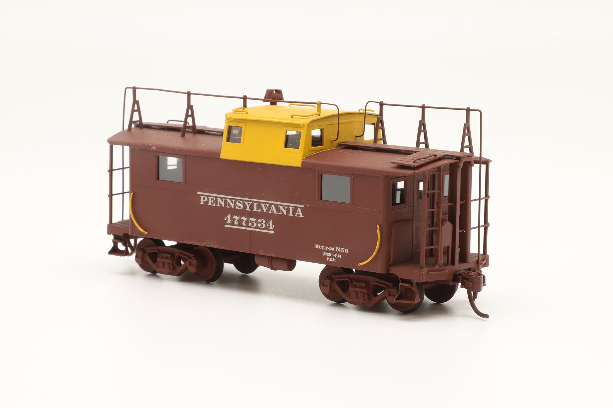 Alpha Models HO Brass PRR Caboose N-5A/F '477534'
