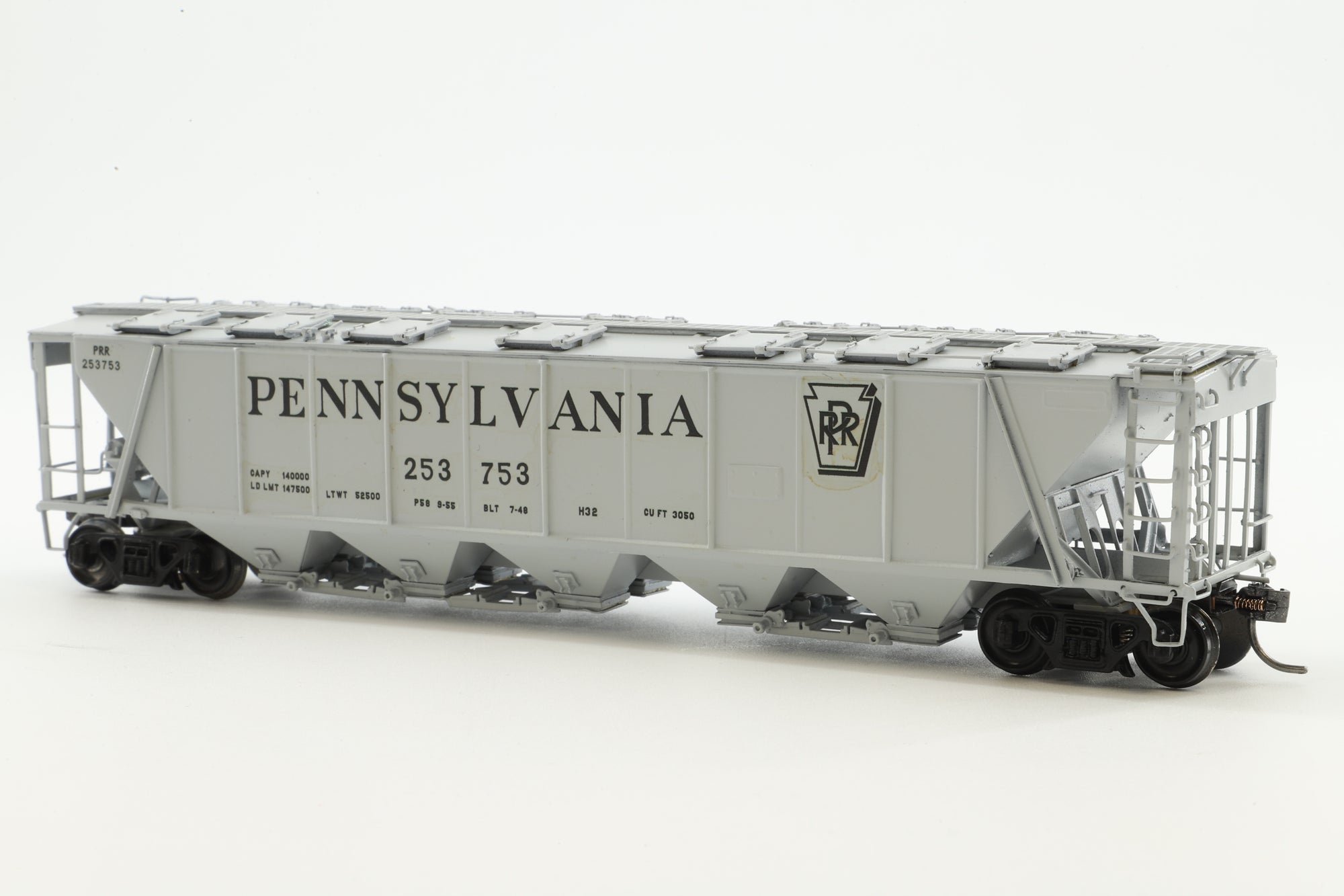 Overland Models HO Brass OMI-1313 Hopper covered PRR Class H32 '253753'