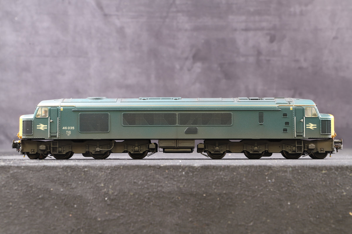 Bachmann OO 32-700 Class 46 Diesel &#39;46035&#39; BR Blue, Weathered &amp; Renumbered