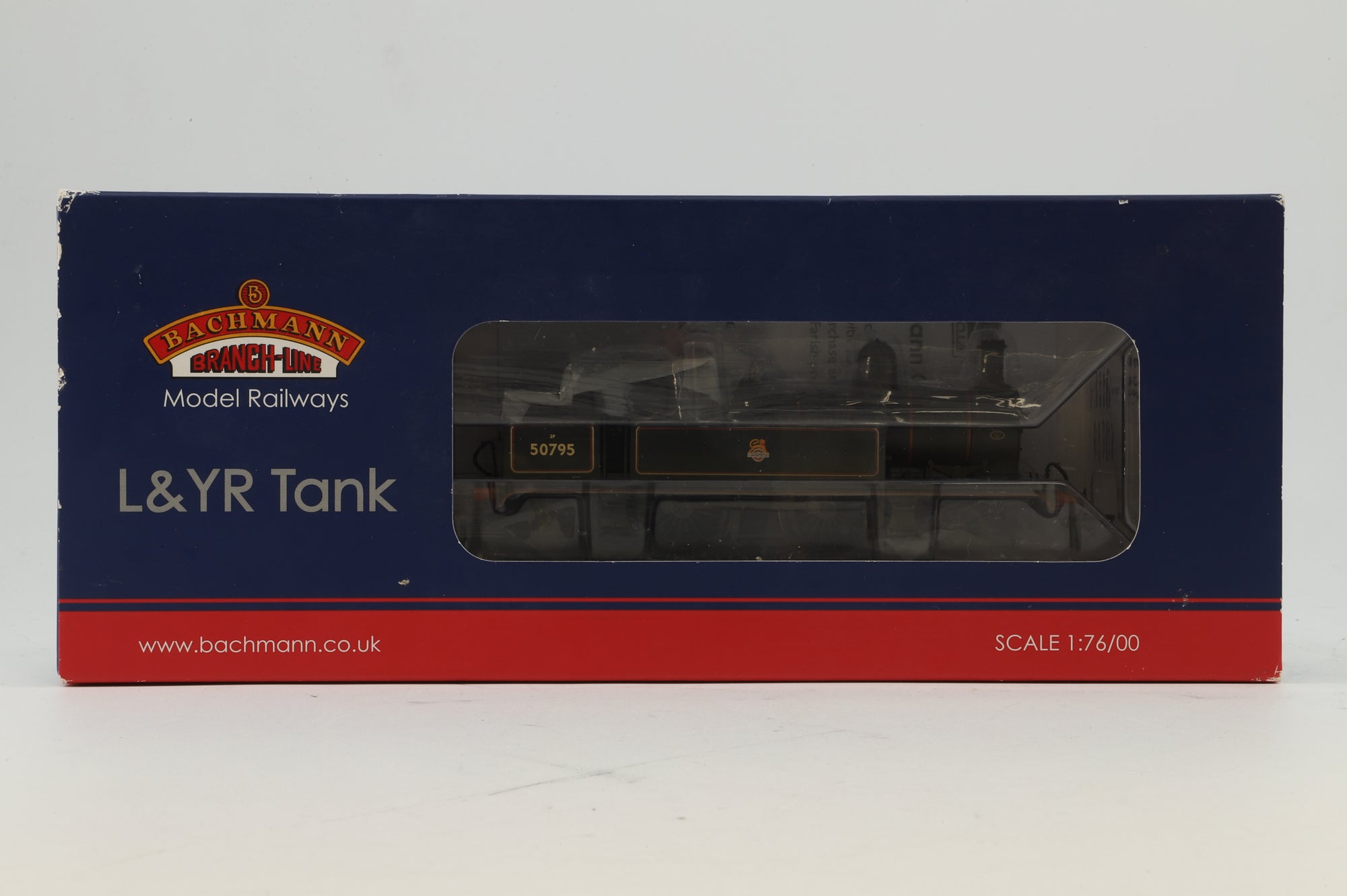 Bachmann OO 31-167DC L&YR 2-4-2 Tank '50795' BR Black E/C Weathered DCC Fitted