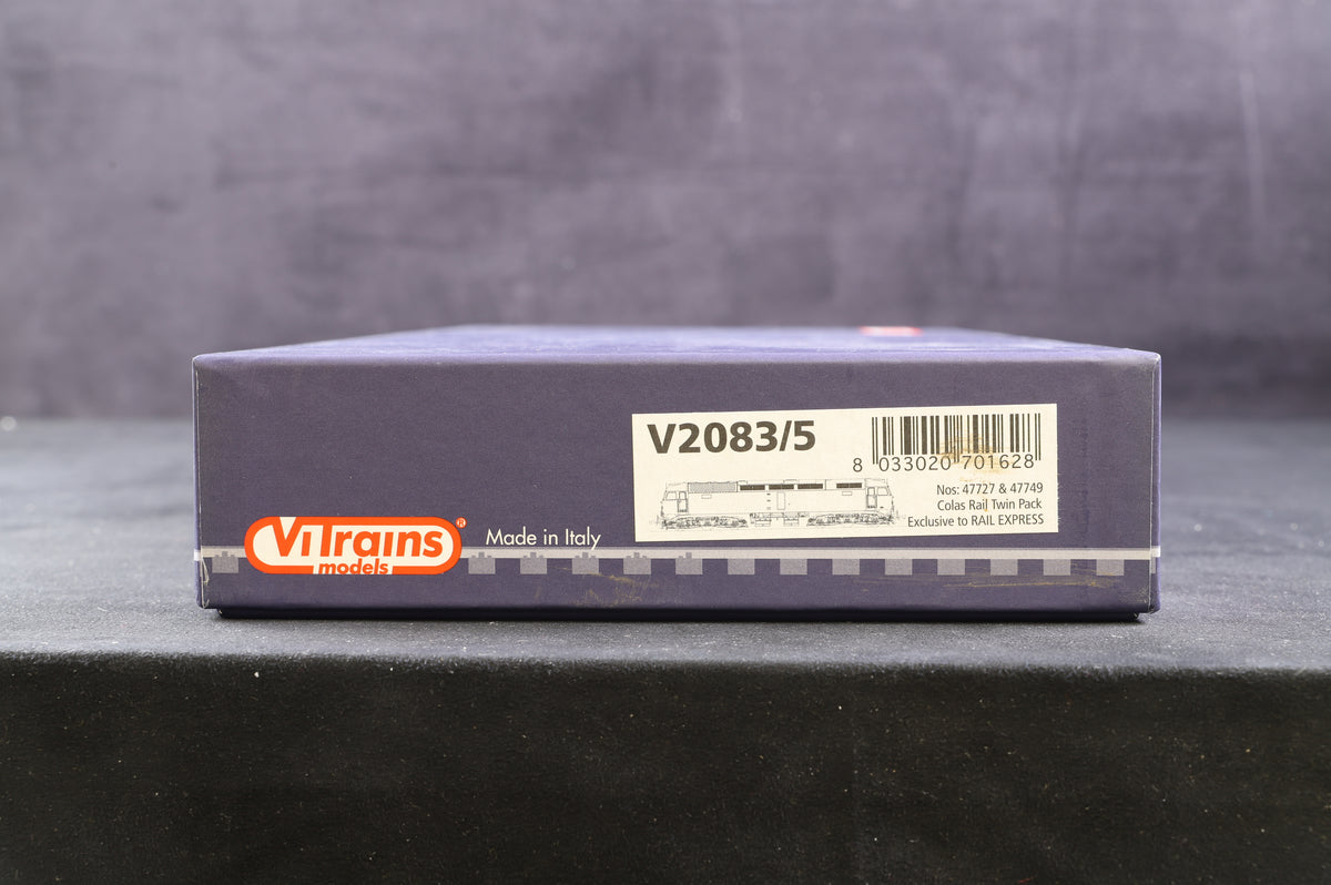 ViTrains OO V2083/5 Colas Rail Twin Pack &#39;47727&#39; &amp; &#39;47749&#39;, Rail Exp. Modeller Ltd