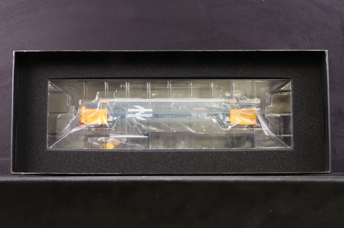 Accurascale OO ACC2308 Class 37/4 \37409&#39; BR Large Logo Blue