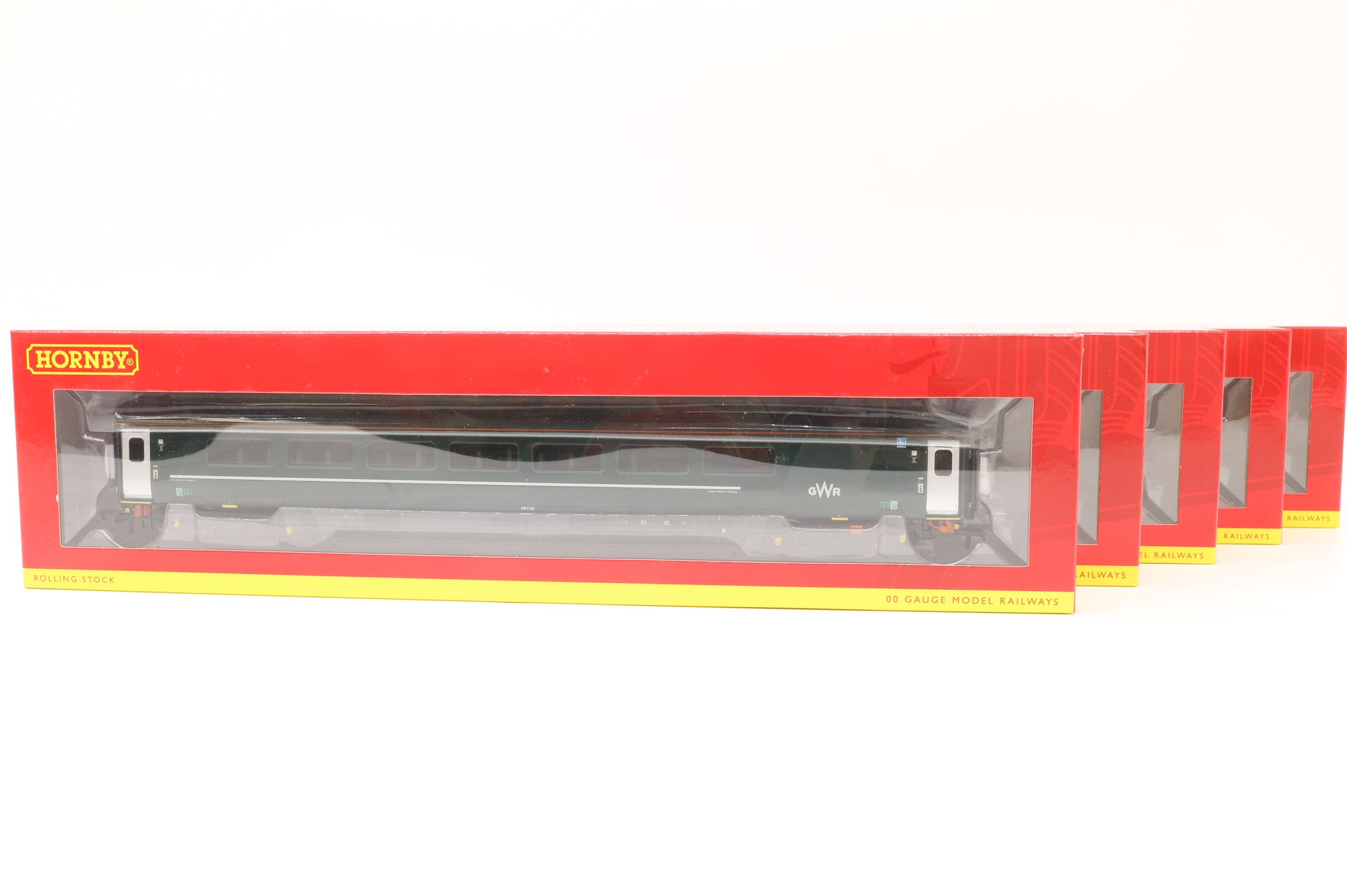 Hornby OO Rake Of 5 Mk3 Coaches GWR Inc. R4915B, R4915A, R4896, R4915C & R4895