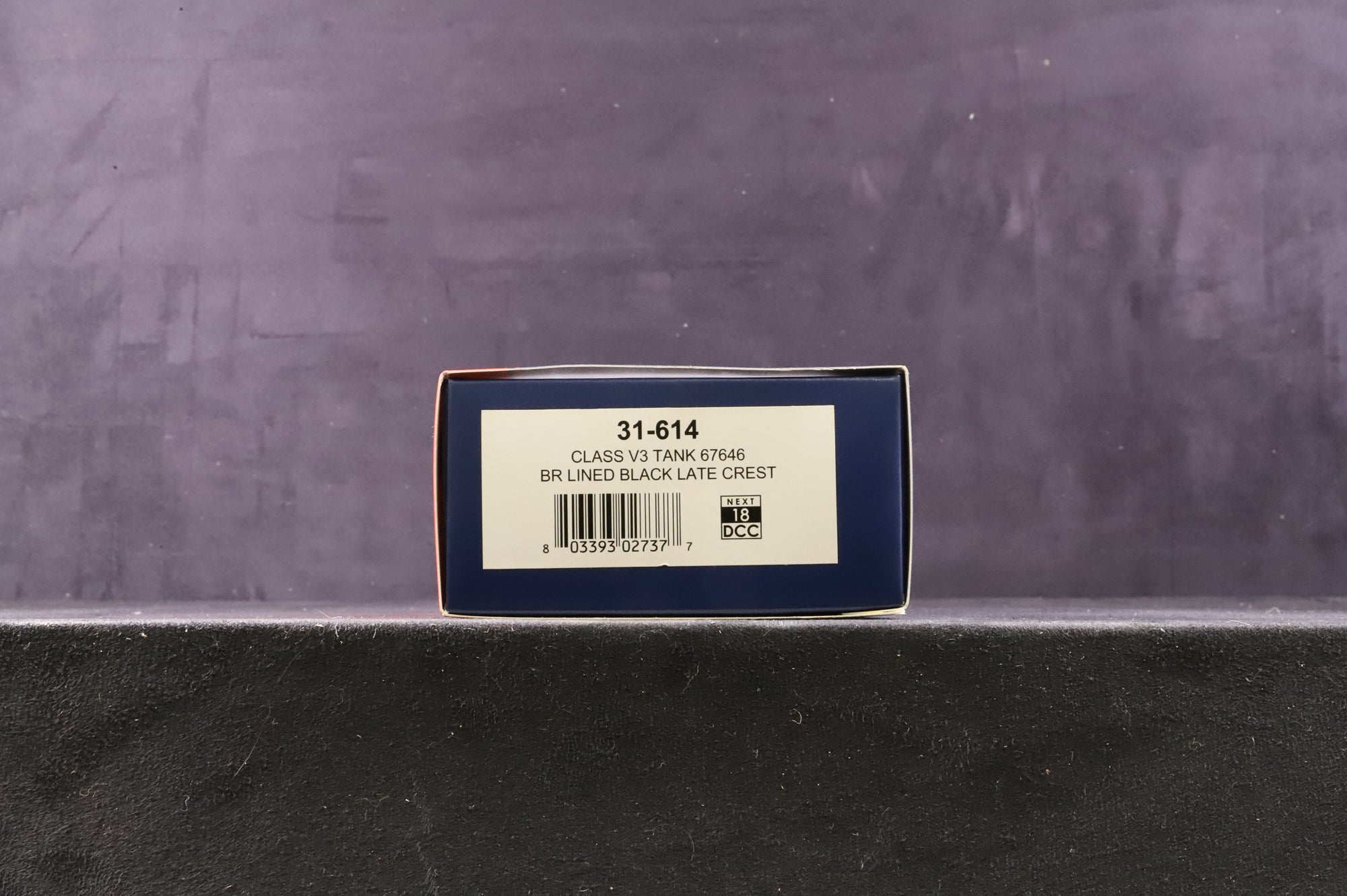 Bachmann OO 31-614 Class V3 Tank '67646' BR Lined Black L/Crest, Weathered & DCC Fitted